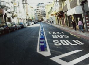 carnet de conducir en Valencia - calle sin señalizacion