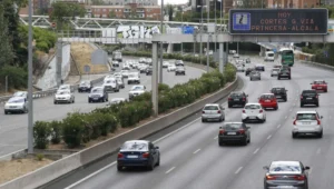 test carnet de condcuir - doble direccion tres carriles