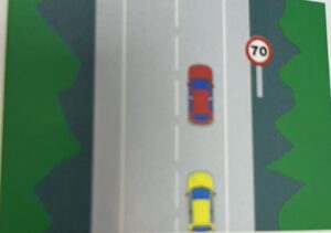 test carnet de conducir - adelantar 70