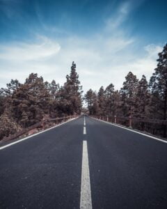 test carnet de conducir - carretera convencional