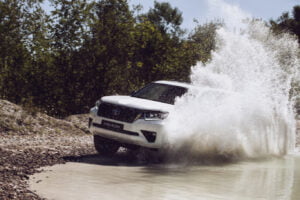 test carnet de conducir - coche barro