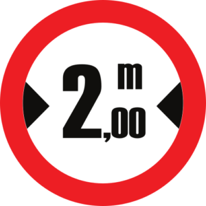 test carnet de conducir - señal 2m