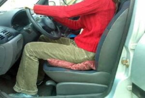 test carnet de conducir - toalla asiento