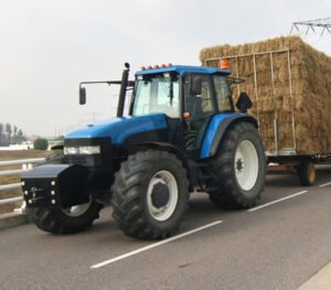 test carnet de conducir - tractor carga