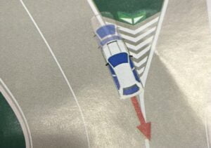 test carnet de conducir - turismo de la imagen